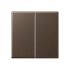 Jung - Enjoliveur double touche / Série A 500 Moka