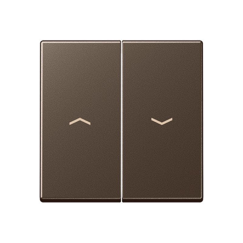 Jung - Enjoliveur double touche IN+BP VR-store / Série A 500 Moka