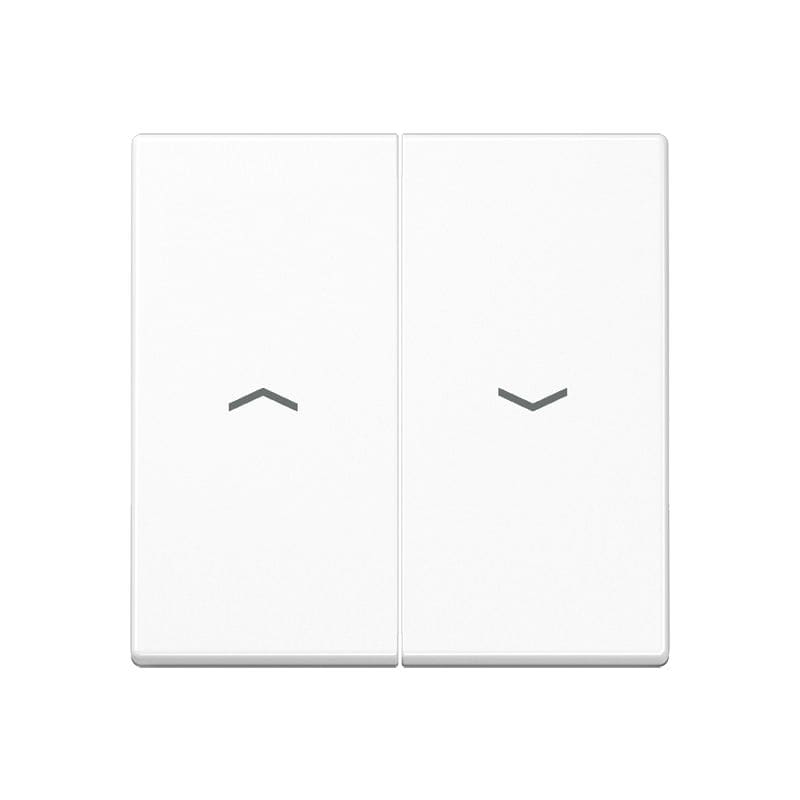 Jung - Enjoliveur double touche IN+BP VR-store / Série A 500 Blanc