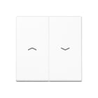 Jung - Enjoliveur double touche IN+BP VR-store / Série A 500 Blanc