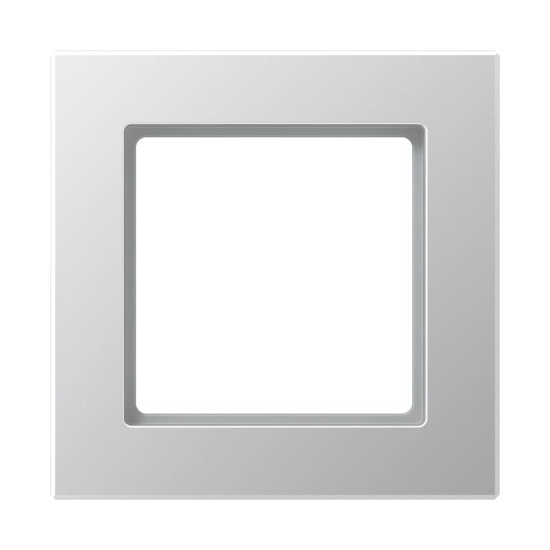 Jung - Cadre de finition 1 poste / Acréation Aluminium