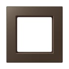 Jung - Cadre de finition 1 poste / Acréation Moka