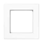 Jung - Cadre de finition 1 poste / Acréation Blanc