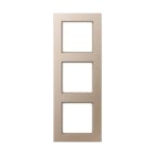 Jung - Cadre de finition 3 postes / Acréation Champagne