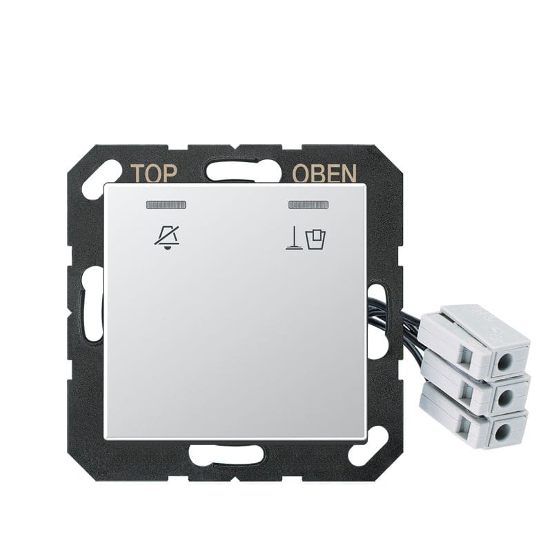 Jung - Enjoliveur Hôtel, poste extérieur 24 V / Série A 500 Aluminium