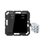 Jung - Enjoliveur Hôtel, poste extérieur 24 V / Série A 500 Noir