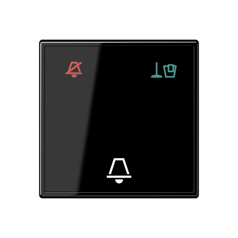 Jung - Enjoliveur Hôtel, poste extérieur / Série A 500 Verre Noir