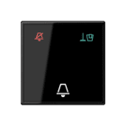 Jung - Enjoliveur Hôtel, poste extérieur / Série A 500 Verre Noir