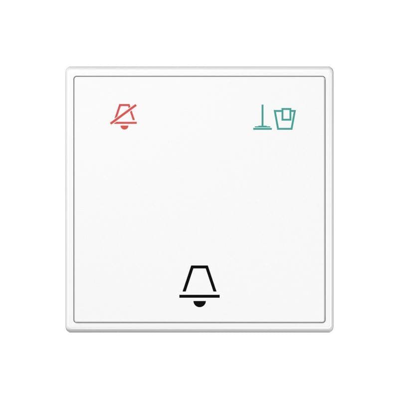 Jung - Enjoliveur Hôtel, poste extérieur  / Série A 500 Verre Blanc