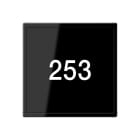 Jung - Enjoliveur signal lumineux / Série A 500 Verre Noir