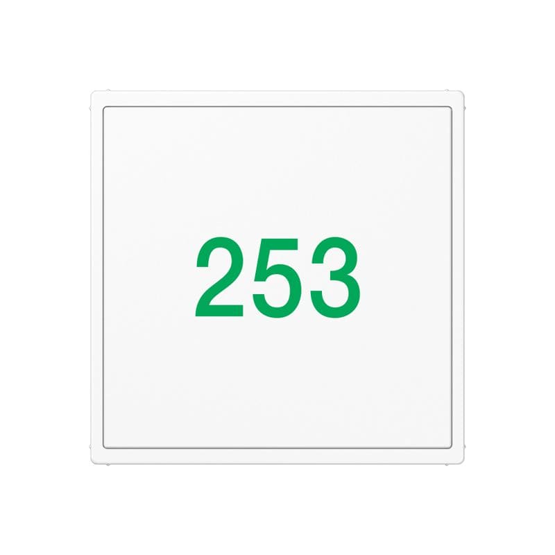 Jung - Enjoliveur signal lumineux  / Série A 500 Verre Blanc