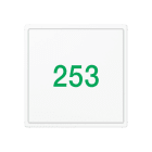 Jung - Enjoliveur signal lumineux  / Série A 500 Verre Blanc