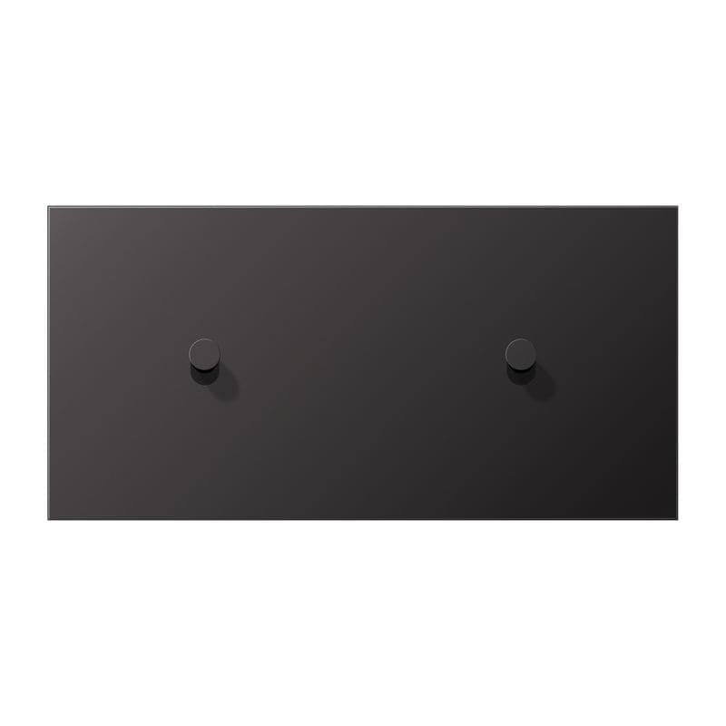 Jung - Enjoliveur 2 mod horiz 1+1 leviers Cône / LS 1912 Can fusil - Dark
