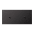 Jung - Enjoliveur 2 mod horiz 1+1 leviers Cône / LS 1912 Can fusil - Dark