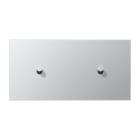 Jung - Enjoliveur 2 mod horiz 1 + 1 leviers Cône / LS 1912 Aluminium