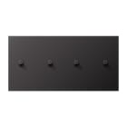 Jung - Enjoliveur 2 mod horiz 2+2 leviers Cylindre / LS 1912 Can fusil - Dark