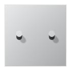 Jung - Enjoliveur simp doigt 2 leviers cône / LS 1912 Aluminium