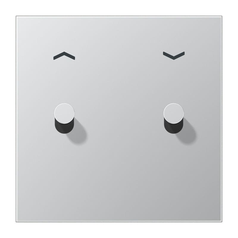 Jung - Enjoliveur simple doigt à 2 leviers cône Cde VR-Store / LS 1912 Aluminium