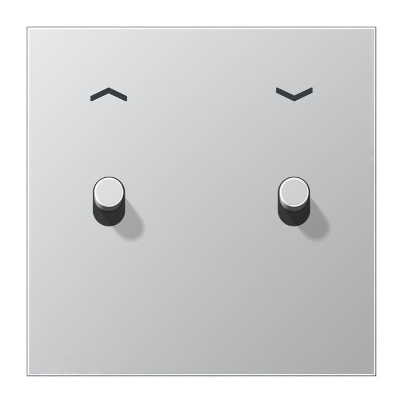 Jung - Enjoliveur simple doigt à 2 leviers cylindre Cde VR-Store / LS 1912 Aluminium