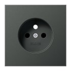 Jung - Enjo pour prise Franco/Belge / LS 990 Titane Anthracite