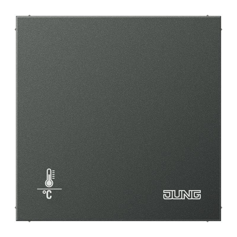 Jung - Régulateur KNX borgne avec entrée bin. / LS 990 Titane Anthracite