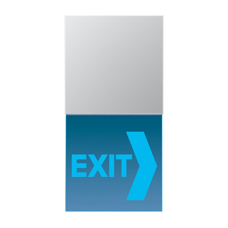 Jung - Signal lumineux LED "Information" bleu / LS 990 Aluminium