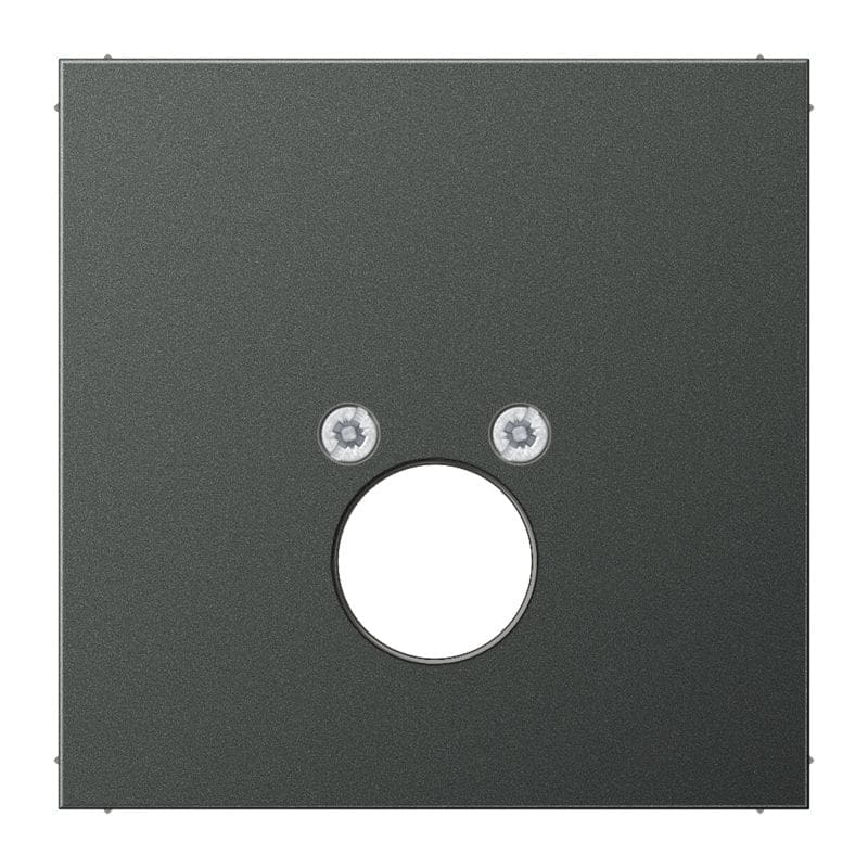 Jung - Enjoliveur pour 1 mini fiche / LS 990 Titane Anthracite