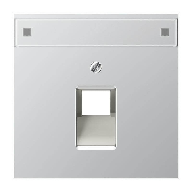 Jung - Enjoliveur pour prise IAE/UAE avec PE / LS 990 Aluminium