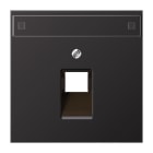 Jung - Enjoliveur pour prise IAE/UAE avec PE / LS 990 Dark Canon de Fusil