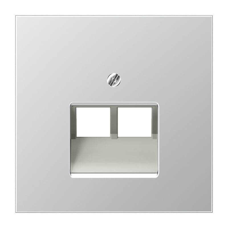 Jung - Enjoliveur pour double prise IAE/UAE / LS 990 Aluminium