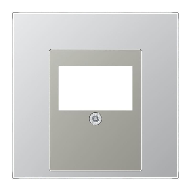 Jung - Enjoliveur pour prise TAE / LS 990 Aluminium