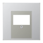 Jung - Enjoliveur pour prise TAE / LS 990 Aluminium