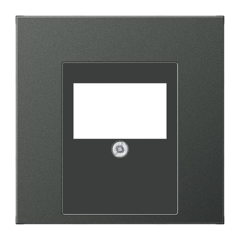 Jung - Enjoliveur pour prise TAE / LS 990 Titane Anthracite