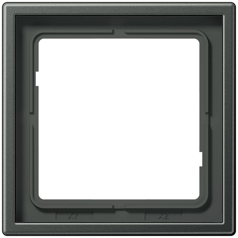 Jung - Cadre de finition 1 poste / LS 990 Titane Anthracite