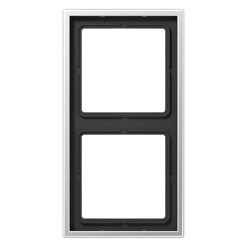 Jung - Cadre de finition 2 postes / LS 990 Aluminium