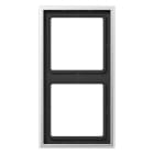 Jung - Cadre de finition 2 postes / LS 990 Aluminium