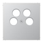 Jung - Enjoliveur pour prise TV-FM-SAT Ankaro / LS 990 Aluminium