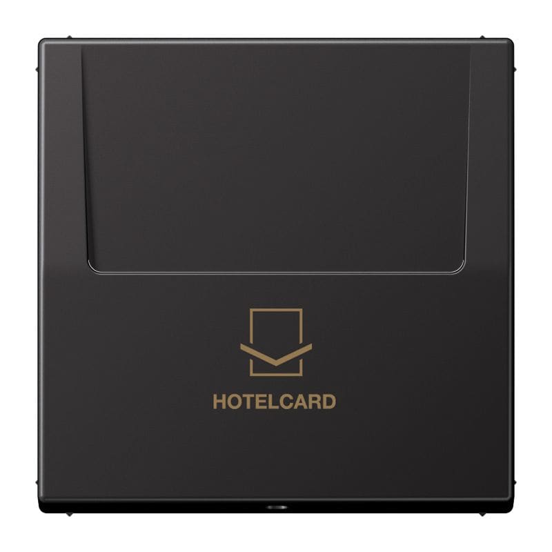 Jung - Enjoliveur interrupteur Hotelcard / LS 990 Dark Canon de Fusil