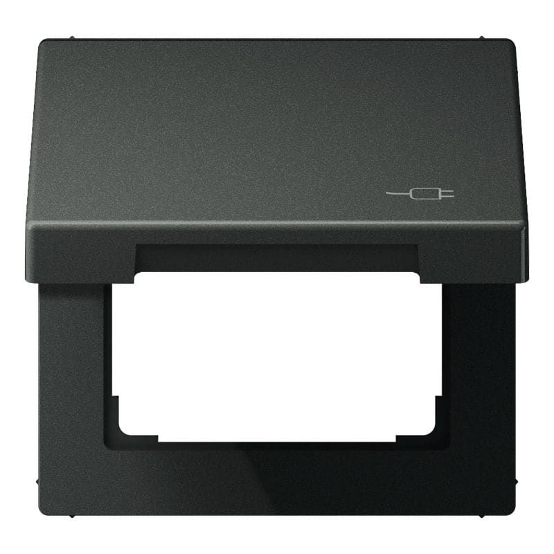 Jung - Enjoliveur couvercle symbole PC / LS 990 Titane Anthracite