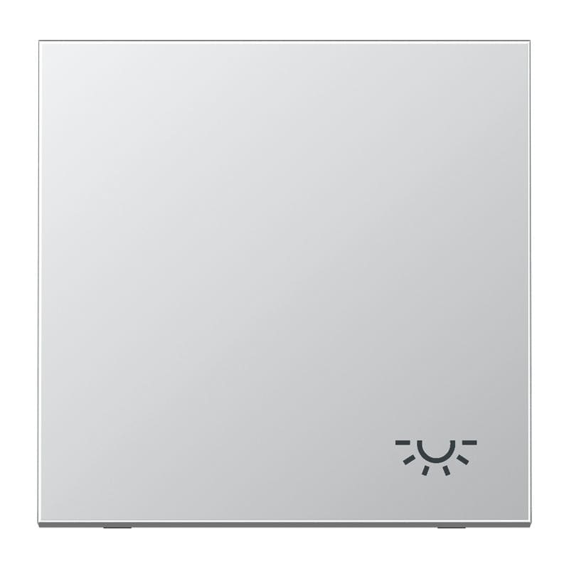 Jung - Enjo avec symbole "lumière" / LS 990 Aluminium