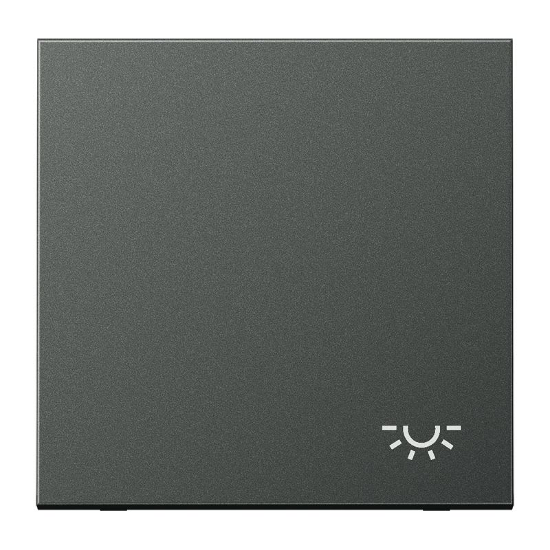 Jung - Enjo avec symbole "lumière" / LS 990 Titane Anthracite