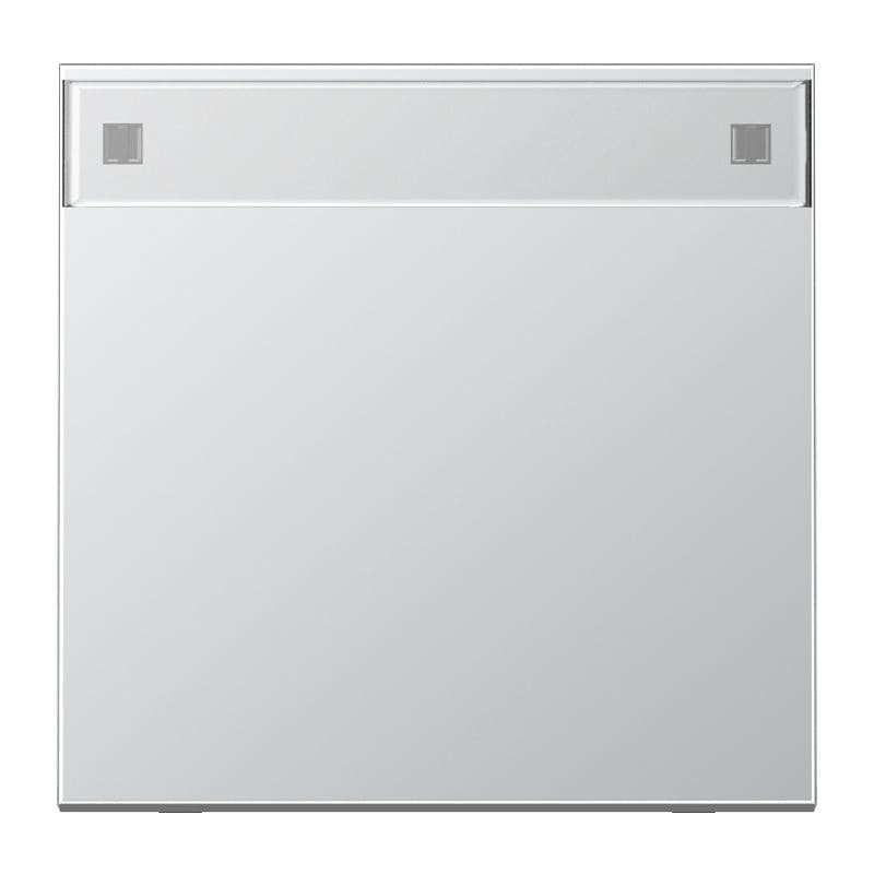 Jung - Enjoliveur simple touche porte étiquette / LS 990 Aluminium