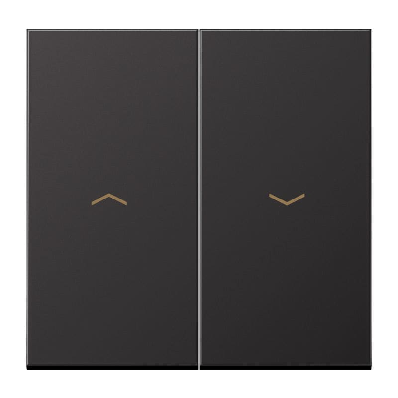 Jung - Enjoliveur double touche IN+BP VR-store / LS 990 Dark Canon de Fusil