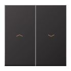 Jung - Enjoliveur double touche IN+BP VR-store / LS 990 Dark Canon de Fusil