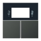 Jung - Kit touche pour régulateur KNX 4093KRMTSD / LS 990 Titane Anthracite