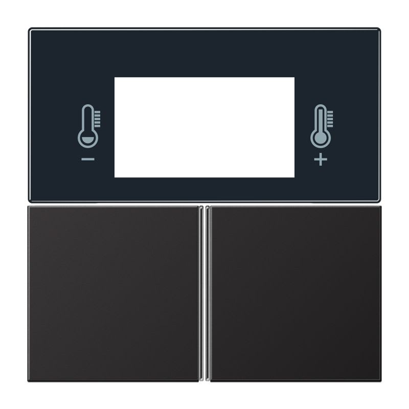 Jung - Kit touche pour régulateur KNX 4093KRMTSD / LS 990 Dark Canon de Fusil