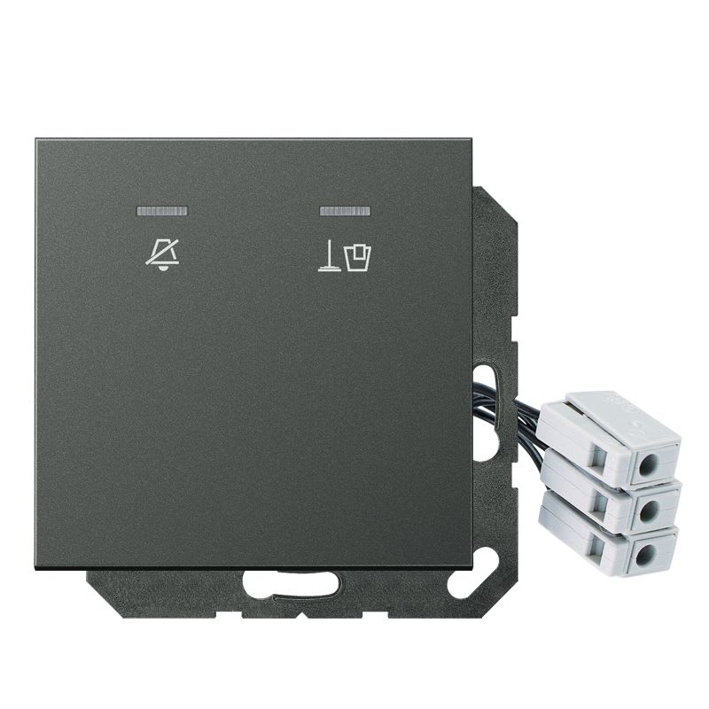 Jung - Enjoliveur Hôtel, poste extérieur 24 V / LS 990 Titane Anthracite