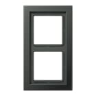 Jung - Cadre de finition 2 postes / LS Design Titane Anthracite
