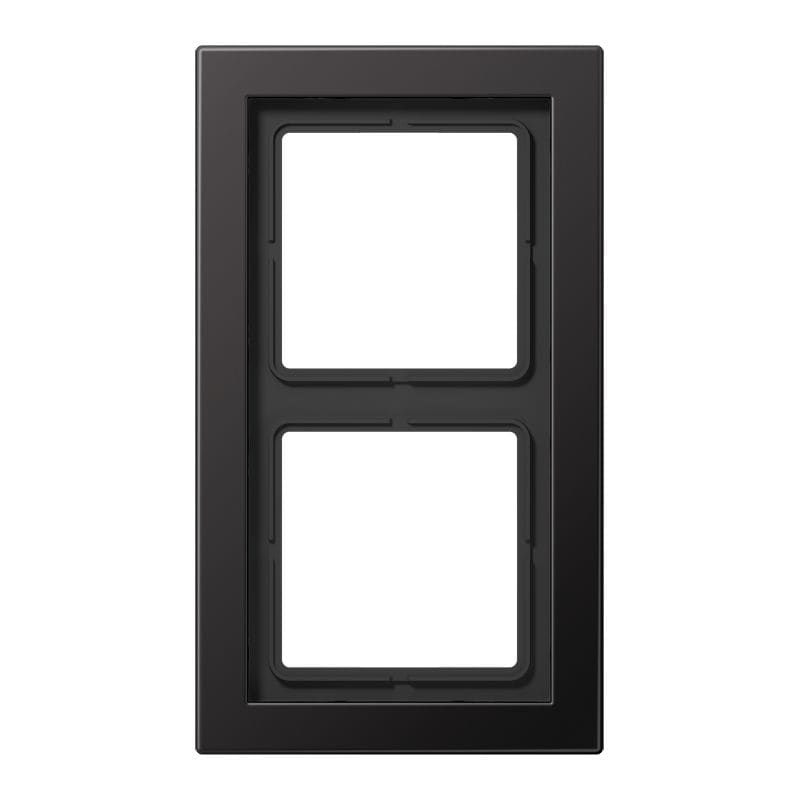 Jung - Cadre de finition 2 postes / LS Design Dark Canon de Fusil