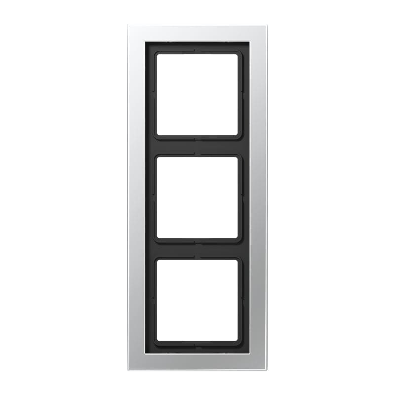 Jung - Cadre de finition 3 postes / LS Design Aluminium